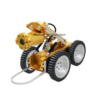 GT108 PTZ Camera Head Municipal Pipe Inspect System Sewer Drain Pipelines Inspection  Crawler Robot Camera