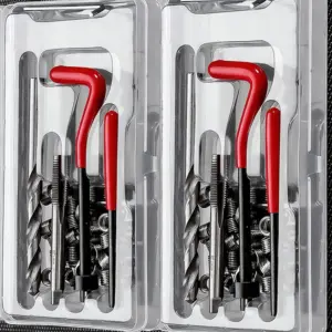 M5 M6 M8 M10 M12 Metric Thread Repair Insert Kit Restoring Damaged Thread Spanner Wrench Twist Drill Bit Helicoil Car Coil Tools