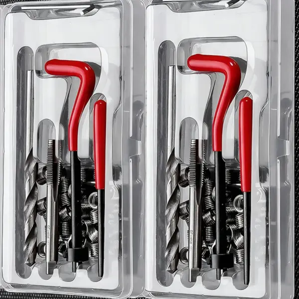 M5 M6 M8 M10 M12 Metric Thread Repair Insert Kit Restoring Damaged Thread Spanner Wrench Twist Drill Bit Helicoil Car Coil Tools