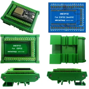 ESP32S ESP-WROOM-32 DevKitC ESP32 WIFI Dual Core CPU Development Board For DIN Rail Mount Screw Terminal Block Adapter Module