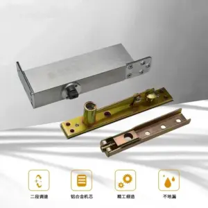 100kg Heavy Duty Wooden Doors Pivot  Hydraulic Hidden  Hinge 90 Degree Positioning Automatic Closing Floor Spring  Hinge