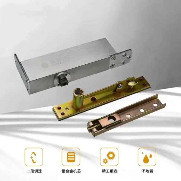 100kg Heavy Duty Wooden Doors Pivot  Hydraulic Hidden  Hinge 90 Degree Positioning Automatic Closing Floor Spring  Hinge