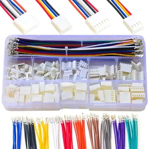 MX2510 2.5mm Connector Kit with 22AWG Pre-Crimped Cables,Compatible with Molex KK-254 MX 2.54mm  KF2510 Housing (TC-MX2.54-2510)