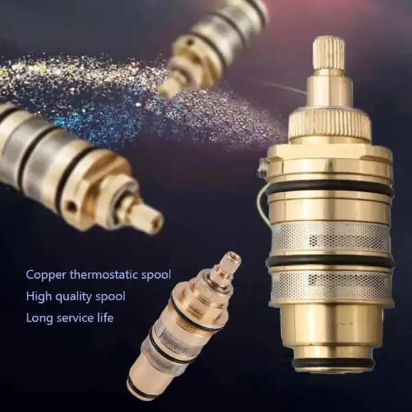 Brass Replacement Thermostatic Cartridge Shower Mixer Valve Bar Repair Kit Bathroom Water Temperature Control Faucet Cartridges