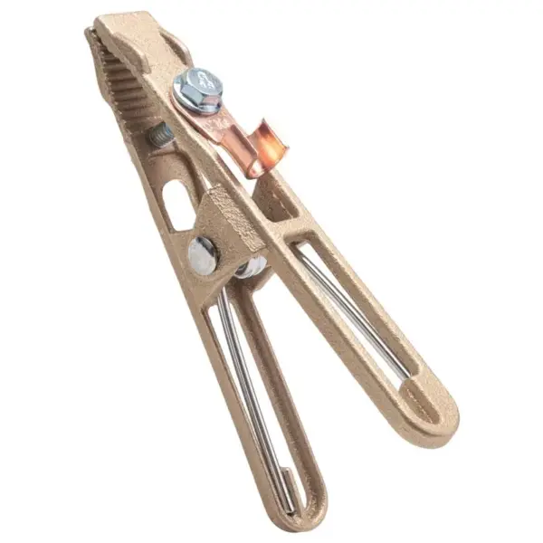 A92P 1 PCS Machine Grounding Clamp TIG Welding Machine Brass Grounding Clamp (260A) Durable Easy To Replace