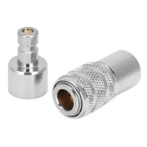 G1/4 Thread Water Stop Valve Easy Control Horizontal Design Water Cooling Stop Valve Sturdy Brass Water Valve