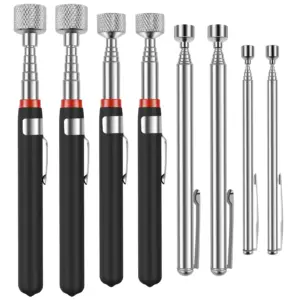 Magnetic Pickup Tools 4/8PCS Telescoping Magnetic Grabber Tools 1.5LB 3LB 10LB 15LB Stainless Steel Extendable Magnet Stick