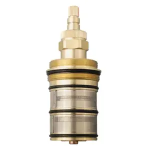 ABKP-Thermostatic Mixer Valve,Shower Valve, Brass Replacement Thermostatic Cartridge, Replacement 20-48 Celsius Thermostatic
