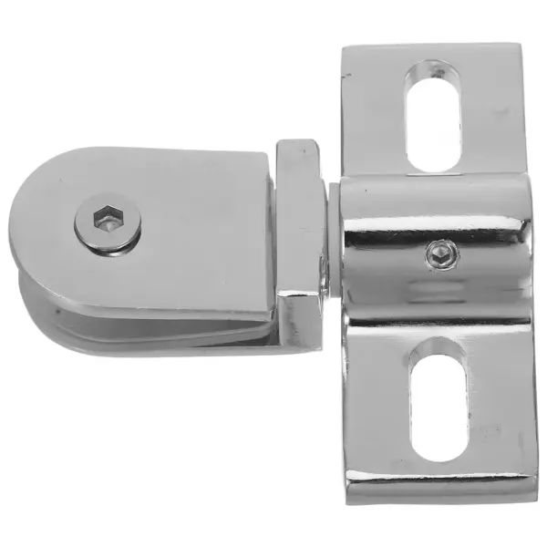 1Set Zinc Alloy Heavy Duty Pivot Hinge Bathroom Shower Door Hardware Dual Direction Opening Glass Door Hinges Clamp