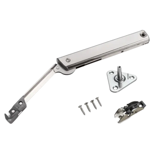 Heavy Duty Hydraulic Cabinet Hinge Adjustable Concealed Soft Closing Hinges Durable Buffering Lift Up Door Hardware