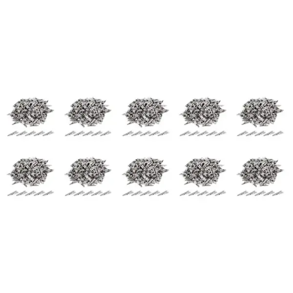 A04G-1000PCS 1.06IN / 27Mm Mini Metal Alligator Clips, Crocodile Clamps Silver Tone Nickel Plated Test Line Spring Clamps.