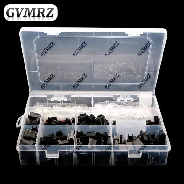 520PCS/box 2.54mm Pitch 2 3 4 5 Pin JST SM Male & Female Plug Housing Pin Header Crimp Terminals Connector Kit 2P 3P 4P 5P