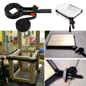 4m Multi function Adjustable Corner Clamp Band Strap 4 Jaws Picture Frame Holder Clamp Woodworking Tool