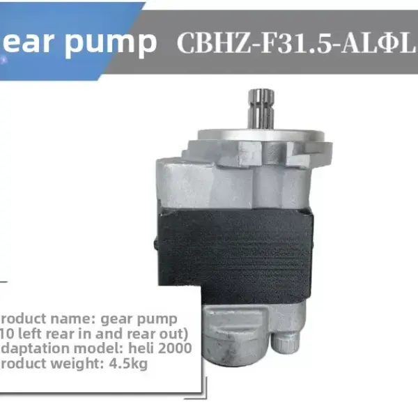 Forklift Parts Hydraulic Gear Oil Pump Long Source Heli 10 Tooth Left-handed Back and Out CBHZ-F31.5-ALφ L Fast Delivery