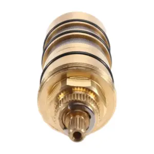 Brass Replacement Thermostatic Cartridge,Shower Mixer Valve Bar Repair Kit Bathroom Water Temperature Control Faucet