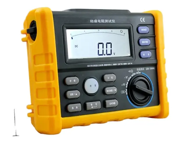 High Precision AC DC High Voltage Electric Digital Insulation Resistance Tester with PI and DAR Function