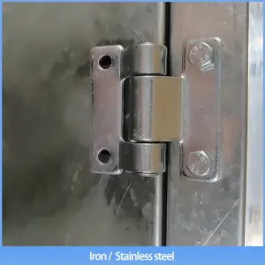 （6-Piece Set）Stainless Steel Or Iron Folding Hinge Industrial Equipment Distribution Box Chassis Cabinet Door Heavy-Duty Hinge