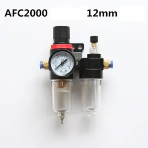 G1/4" Port AFC2000 Air Compressor Treatment Unit Oil Water Separator Regulator FRL Combination Union Filter Airbrush Lubricator