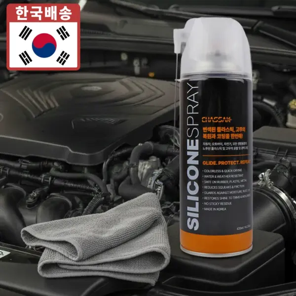 Cartem Silicone Spray Coated Plastic Restored Rubber Lubricant for Vehicle