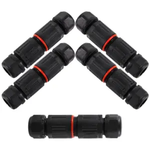 5Pcs Waterproof Cable Gland Outdoor Electrical Connector IP68 Nylon Cable Protector for Road Lamp Fish Tank Security Camera Wire