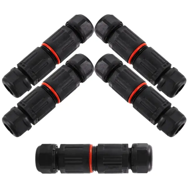 5Pcs Waterproof Cable Gland Outdoor Electrical Connector IP68 Nylon Cable Protector for Road Lamp Fish Tank Security Camera Wire