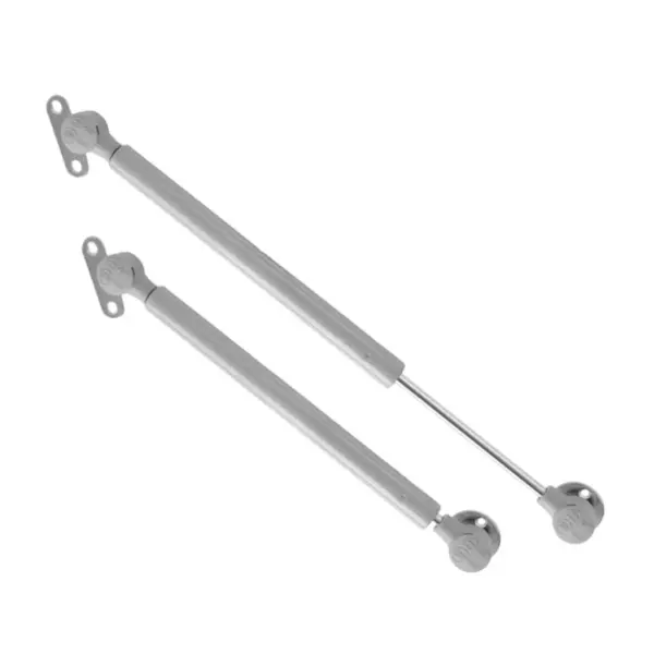 2x Flat Lid Support Hinges Home Lid Stay Silent Gas Strut Spring Hinges Toy Box Hinges Soft Close for Household Wooden Box