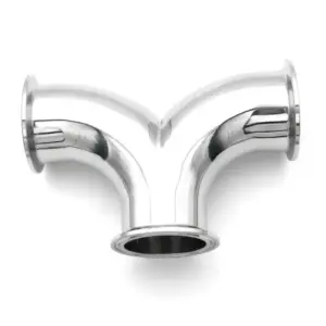 1.5" 2" Clamp Double Elbow Tee Y Type 3 Way Cross SS304/SS316L Stainless Steel Sanitary Pipe Fitting Tube OD 38 51mm Homebrew