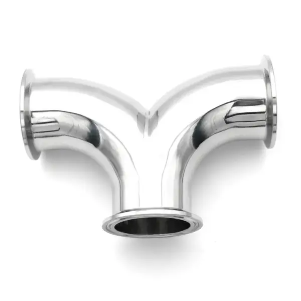 1.5" 2" Clamp Double Elbow Tee Y Type 3 Way Cross SS304/SS316L Stainless Steel Sanitary Pipe Fitting Tube OD 38 51mm Homebrew