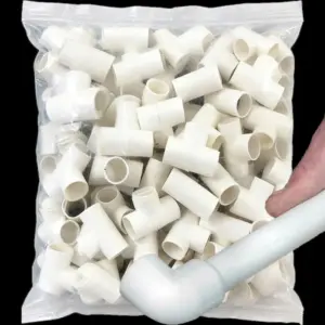 2/3/4/5 Way Elbow Connector for Home Plastic PVC Pipe Connector Fittings Straight Elbow Tee Cross Joints Water Pipe Adapter