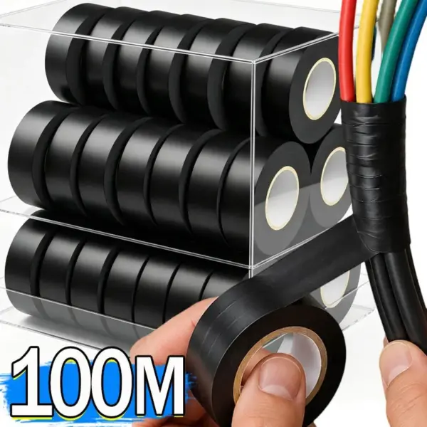 Insulation Electrical Tape High Temperature Resistant Insulating Adhesive Tapes Sturdy Soft Waterproof Wire Sealant Accessories