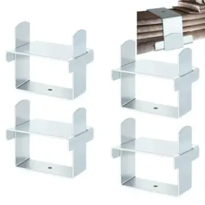 [A38F!NEW!】 4 Pcs Leaf Spring Clamp Kit Leaf Springs Up To 2.5Inch Wide Lock Leaf Spring Together Leaf Spring Bend Repair Clip