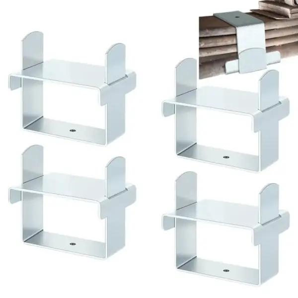 [A38F!NEW!】 4 Pcs Leaf Spring Clamp Kit Leaf Springs Up To 2.5Inch Wide Lock Leaf Spring Together Leaf Spring Bend Repair Clip