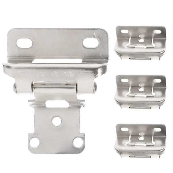 4Pcs Heavy Duty Self Closing Cabinet Hinges Iron Material Kitchen Cabinet Hinges for Doors Furniture Cupboards