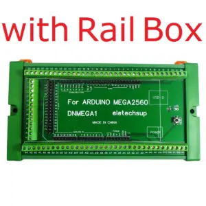 DNMEGA1 DIN Rail Mount Screw Terminal Block Adapter Module for Arduino MEGA-2560 R3