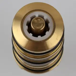 Brass Shower Thermostatic Cartridge Replacement Kit - Bathroom Water Temperature Control Mixer Valve Bar Faucet Repair