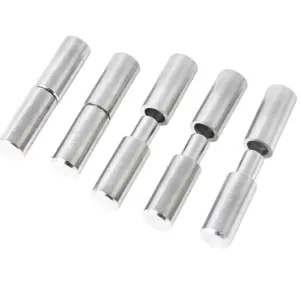 304 Stainless Steel Round Welding Door Hinge Heavy Duty Male Female Plug Door Shaft Cabinet Door Industrial Hinge