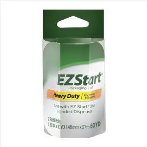 EZ Start Clear Acrylic Packaging Tape, 1.88 in. x 30 yd., 2 Rolls