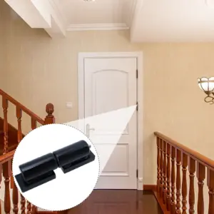 1Pcs Heavy-Duty Iron Cabinet Hinge Thickened Smooth Quiet Barrel Style Gate Door Hinge for Swing Security Trailer Ramp Gate