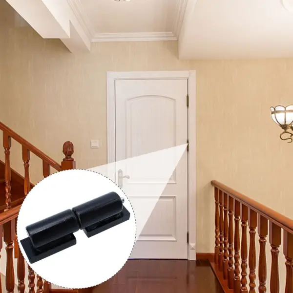 1Pcs Heavy-Duty Iron Cabinet Hinge Thickened Smooth Quiet Barrel Style Gate Door Hinge for Swing Security Trailer Ramp Gate