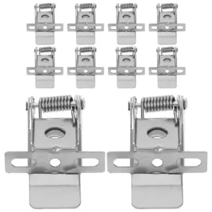 1Set Downlight Spring Clip Retaining Clamp Metal Recessed Light Securing Clamp Ceiling Panel Lamp Clip Recessed Light Clips