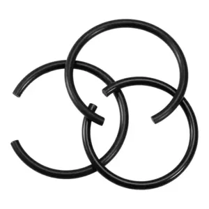 GB895.1 Black Steel Wire Circlip M4 To M150 Round Wire Snap Ring Hole And Shaft Retaining Fastener