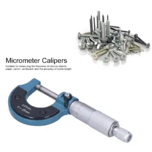Machinist Tool 0‑25MM 0.01mm Micrometer Guage Thread Scale Outside Micrometer Measurement Tool Machinist Tool Micrometer Guage