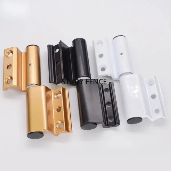 1pc Heavy Duty Aluminum Alloy Hinges, Detachable Window Hinges, Household Window Hinges, Hardware Accessories Black/White/Gold
