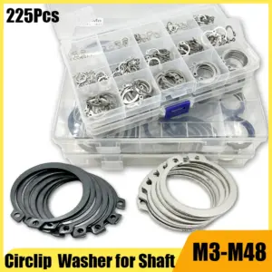 External Retaining Circlip C-clip Washer Retaining Ring Internal Circlip Stainless Steel Carbon Steel M3-M48 Circlip for shaft
