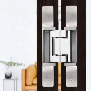 200kg Heavy Duty Door Hinge for Apartment 3D Adjustable Concealed Hinge Invisible Stainless Steel 304 Hinge