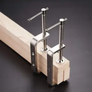 G shaped Woodworking Clamp Wood Hoder Fixture Flat Steel Board Clamps Carpentry Strong F-clip C-shaped Rocker DIY Fixing Clips