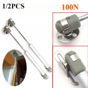 1/2PCS Cabinet Door Gas Struts 100N/10KG Supports Spring Lid Support Gas Props Shocks Kitchen Cupboard Hydraulic Hinge Cupboard