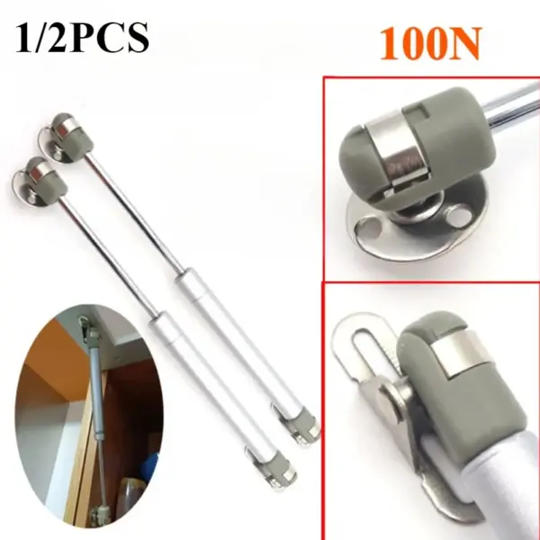1/2PCS Cabinet Door Gas Struts 100N/10KG Supports Spring Lid Support Gas Props Shocks Kitchen Cupboard Hydraulic Hinge Cupboard