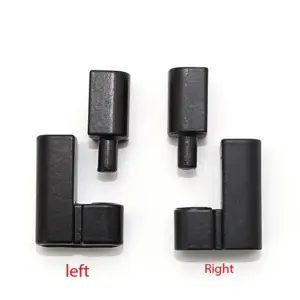 Thickened industrial machinery equipment heavy-duty CL203-4 hinge zinc alloy black folding flat hinge cabinet door