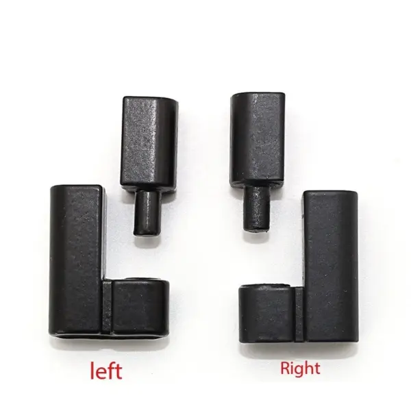 Thickened industrial machinery equipment heavy-duty CL203-4 hinge zinc alloy black folding flat hinge cabinet door